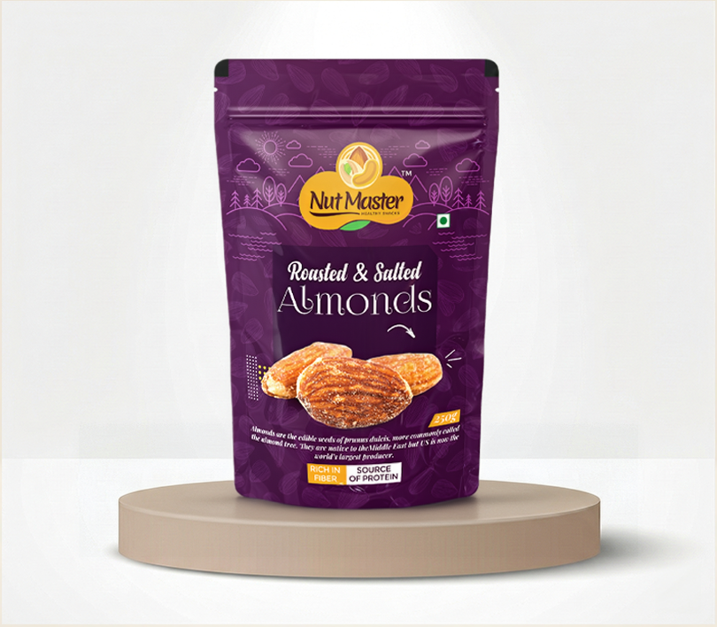 Nutmaster Roasted Salted Almonds-250g