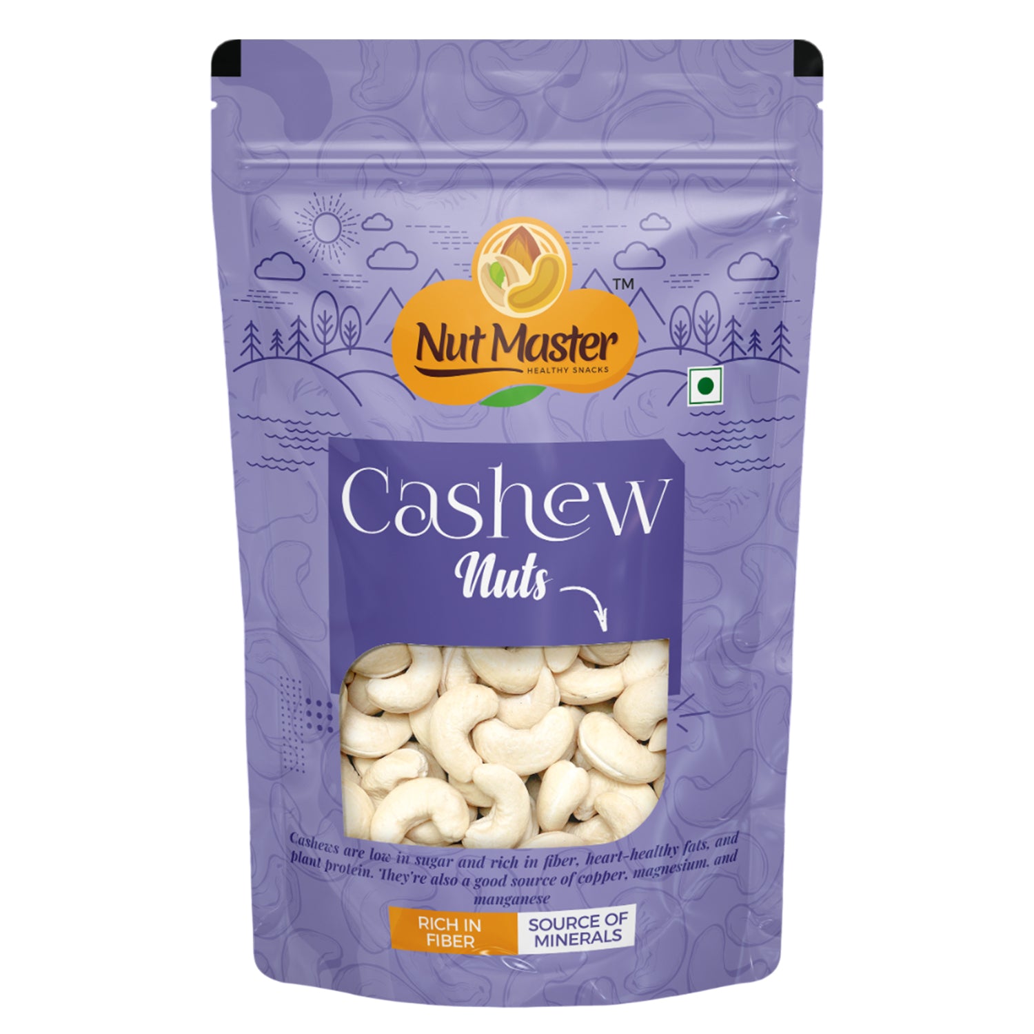 Nutmaster Premium Cashew Nuts (A240) - 250g