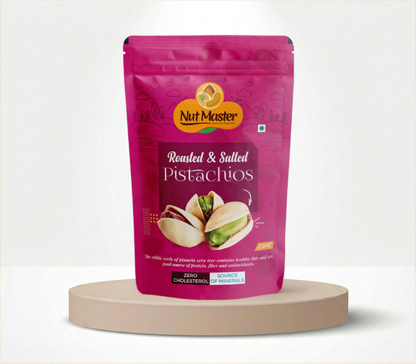 Nutmaster California Roasted & Salted Pistachios-250g