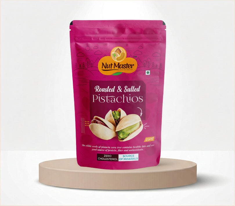 Nutmaster California Roasted & Salted Pistachios-250g